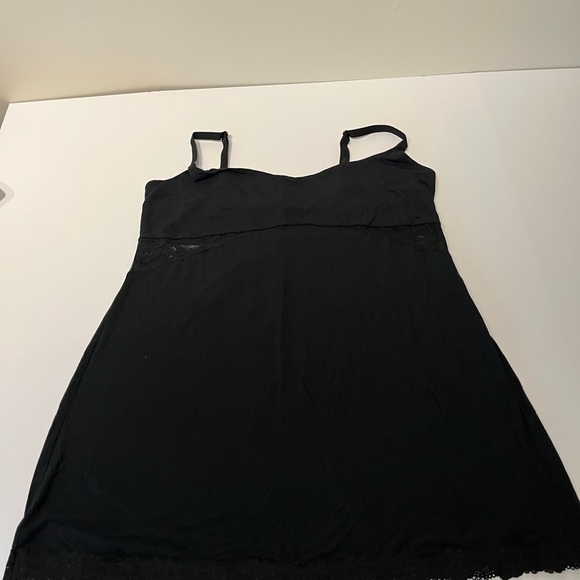 Victoria's Secret Other - Victoria's Secret Black Chemise with Adjustable Straps